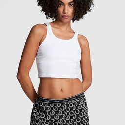 Victoria's Secret Women Printed Tencel Boxy Lounge Shorts-image-11