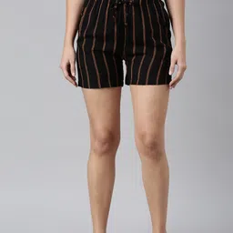 Go Colors Women Printed Lounge Shorts-image-36
