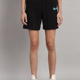 GRIFFEL Women High-Rise Regular Fit Cotton Shorts-picture-11