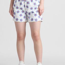 ONLY Women Floral Printed High-Rise Shorts-image-17