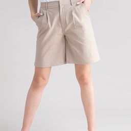 FableStreet Women Beige Shorts-image-60