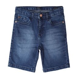 Allen Solly Junior Boys Washed Mid-Rise Denim Shorts-picture-27