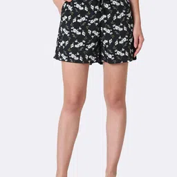 Van Heusen Anemone Flora Allover Print Functional Pocket Superior Drape Lounge Shorts-image-75