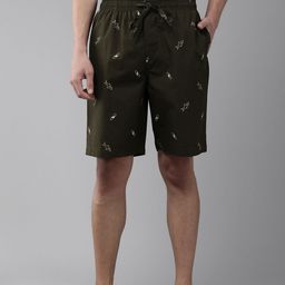 Van Heusen Athleisure Men ASP-17 Print Soft Suede Touch Functional Pocket Lounge Shorts-picture-7