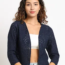 Rute Women Self Design Cotton Shrug-picture-39