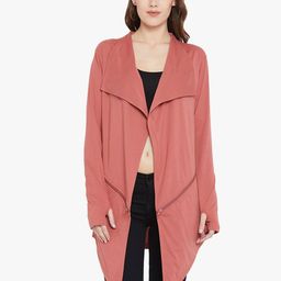 Hypernation Women Pure Cotton Longline Shrug-27