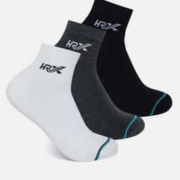 HRX by Hrithik Roshan Men Pack Of 3 Ankle-Length Socks-image-98