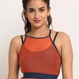 EROTISSCH Orange & Blue Sports Bra-image-77