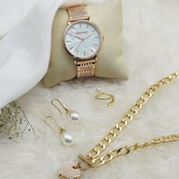 JOKER & WITCH Women Butterfly Love Stack Watch Gift Set JWLS347-image-68