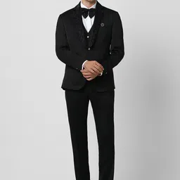 V Dot Skinny Fit Single-Breasted 5-Piece Suit-picture-16
