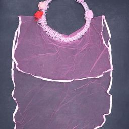 Golden Peacock Pink Lace Tiara-28