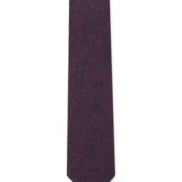 Louis Philippe Men Purple & Black Printed Broad Tie-picture-49
