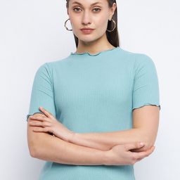 Madame Ribbed Fitted Top-image-6