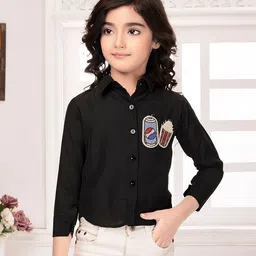 Tiny Kingdom Girls Embroidered Shirt Style Top-image-24