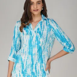 KALINI Print Shirt Style Top-image-78