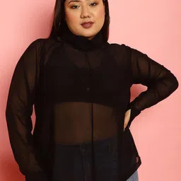 theRebelinme High Neck Semi Sheer Top-picture-26