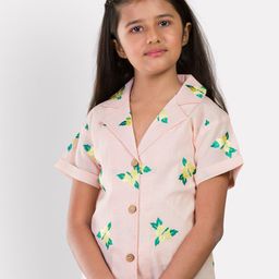 Growing Tree Pink Floral Print Shirt Style Top-image-8