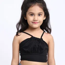 ELEVANTO Girls Black Solid Bralette Top-image-71