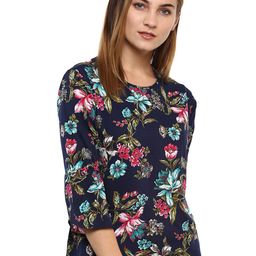 Mayra Floral Printed Round Neck Top-image-59