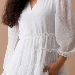 AASK Self Design Layered A-Line Top image 3