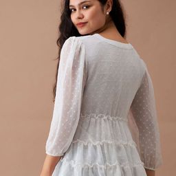 AASK Self Design Layered A-Line Top image 4
