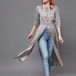 Miss Chase Floral Print Maxi Longline Top-picture-11