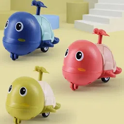 OPINA Kids 2-Pcs Press to Go Crawling Turtle  Toy-15