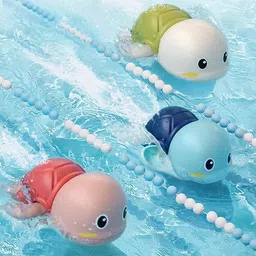 OPINA Kids 3 Pcs Key Wind Up Swimming Turtle Toys-15