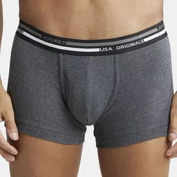 Jockey Men Super Combed Cotton Trunk With Ultrasoft and Durable Waistband UI22-0105-CHAML-picture-20
