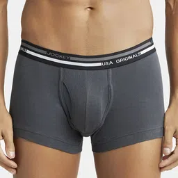 Jockey Men Super Combed Cotton Trunk With Ultrasoft and Durable WaistbandUI22-0105-ASPHT-picture-10