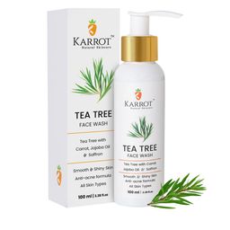KARROT NATURAL SKINCARE Tea Tree Face Wash For Oily Acne Prone Skin - 100 ml-27