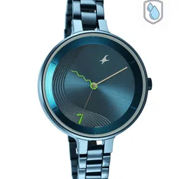 Fastrack Women Blue Brass Dial Bracelet Style Straps Analogue Watch-36