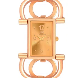 IIK COLLECTION Girls Rectangle Dial & Bracelet Style Chain Analogue Display Watch image 4