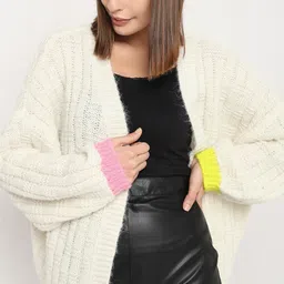 Vero Moda Shawl Collar Front-Open Sweaters image 5