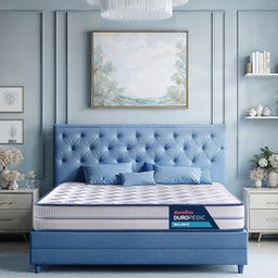duroflex Balance -Doctor Recommended 5 Zone Dual Density Orthopedic Support Layer High Density Memory Foam Medium Firm Mattress - King Size-picture-4