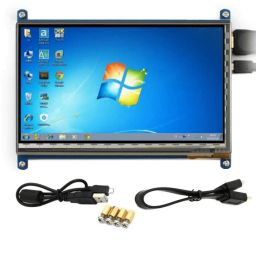 7 inch LCD Capacitive Touch Panel with HDMI and USB Cable-13