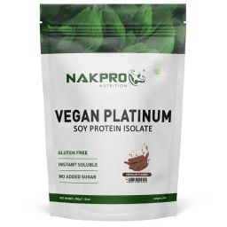 Nakpro Vegan Platinum Soy Protein Isolate,  1.1 lb  Chocolate -image-97