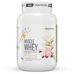 Healthfarm Muscle Whey,  2 lb  Milk Chocolate -17