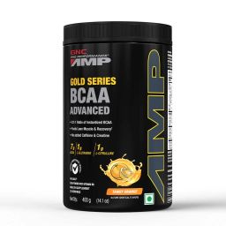 GNC AMP Gold Series BCAA Advanced,  0.88 lb  30 Servings  Tangy Orange -18