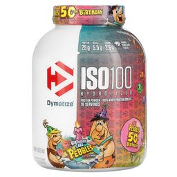 Dymatize ISO100 Whey Protein Isolate,  5 lb  Birthday Cake Pebbles -4