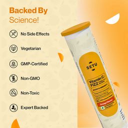 Setu Vitamin C Fizz Amla Extract,  20 tablet(s)  Orange  image 5