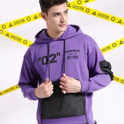 The Indian Garage Co Typography Printed Hooded Pullover Sweatshirt-image-52
