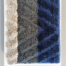 IVAZA Navy Blue Microfibre 1400 GSM Bath Rugs-picture-31