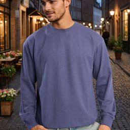 Bene Kleed Men Solid Round Neck Relaxed Fit Sweatshirt-image-69