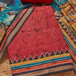 Soch Printed Unstitched Dress Material-picture-38