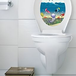 Asian royal Blue & White Printed Water Proof Wall Sticker-image-77