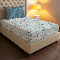 IVAZA Unisex Teal Bedsheets-image-88