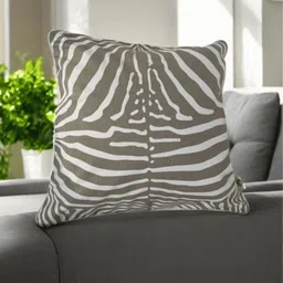 LUSHLYF Grey & White Set of 4 Quirky Square Cushion Covers image 5