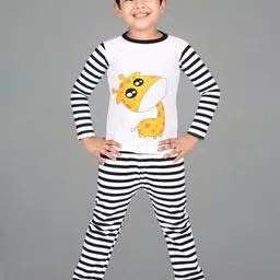 NEW GEN Boys Printed Round Neck T-Shirt With Trousers-image-41