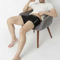 UnderJeans by Spykar Printed Short Trunk UJNPTS082Black image 4